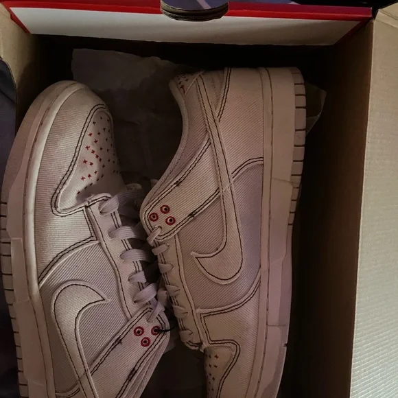 Nike Kids' Black, White, and Red Sneakers
